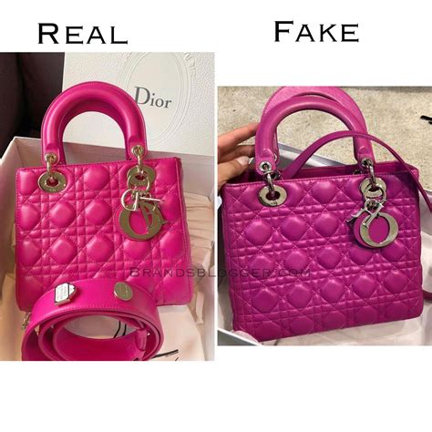 lady dior fake vs real|dior handbags real.